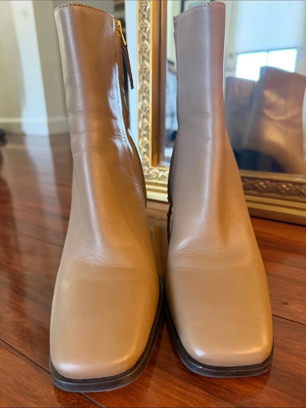 Reiss Casey Square Toe Boots